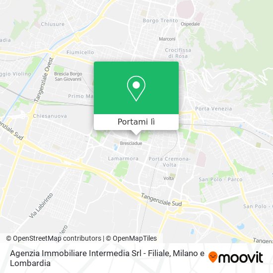 Mappa Agenzia Immobiliare Intermedia Srl - Filiale