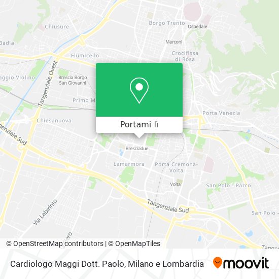 Mappa Cardiologo Maggi Dott. Paolo