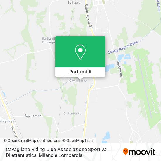 Mappa Cavagliano Riding Club Associazione Sportiva Dilettantistica