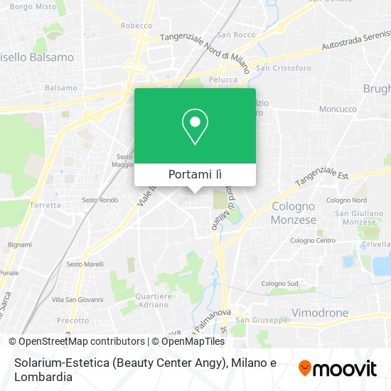 Mappa Solarium-Estetica (Beauty Center Angy)