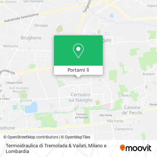 Mappa Termoidraulica di Tremolada & Vailati