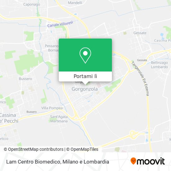 Mappa Lam Centro Biomedico