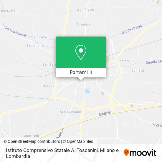 Mappa Istituto Comprensivo Statale A. Toscanini