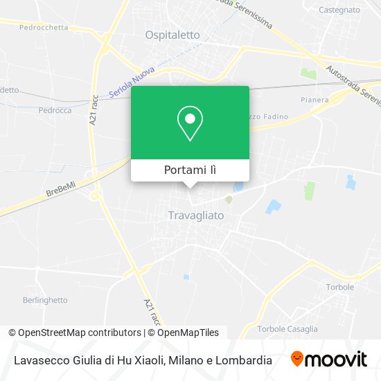 Mappa Lavasecco Giulia di Hu Xiaoli