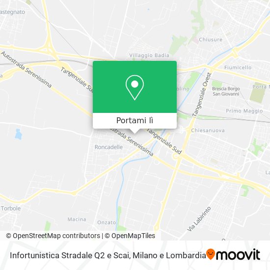 Mappa Infortunistica Stradale Q2 e Scai