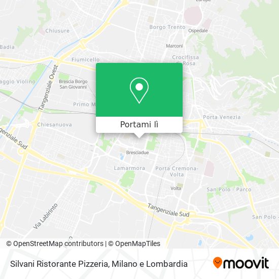 Mappa Silvani Ristorante Pizzeria