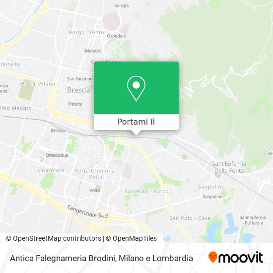 Mappa Antica Falegnameria Brodini