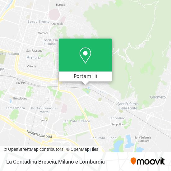 Mappa La Contadina Brescia