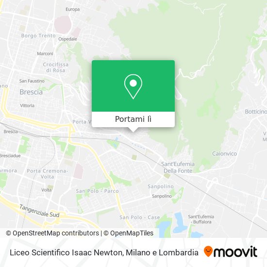 Mappa Liceo Scientifico Isaac Newton