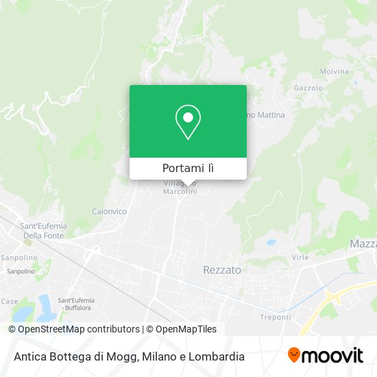 Mappa Antica Bottega di Mogg