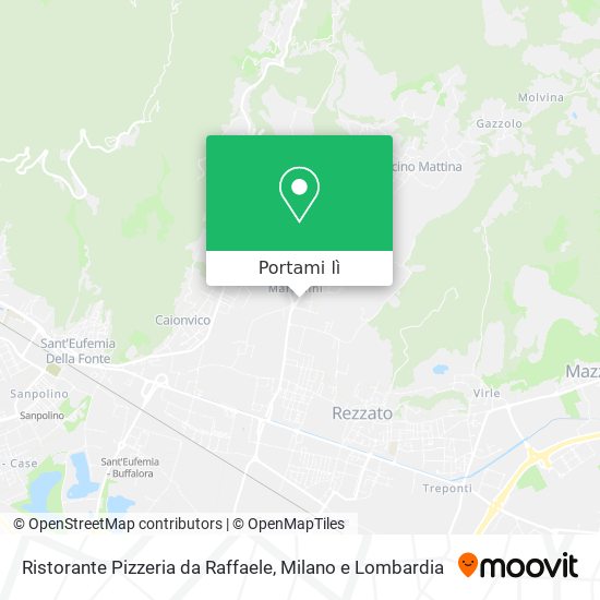 Mappa Ristorante Pizzeria da Raffaele