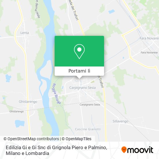 Mappa Edilizia Gi e Gi Snc di Grignola Piero e Palmino