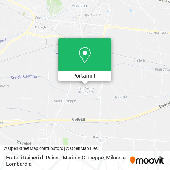 Mappa Fratelli Raineri di Raineri Mario e Giuseppe