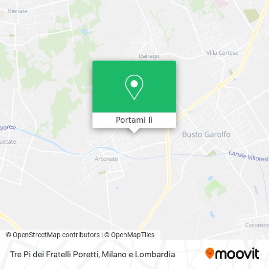 Mappa Tre Pi dei Fratelli Poretti