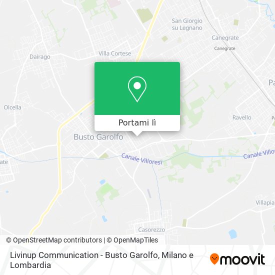 Mappa Livinup Communication - Busto Garolfo