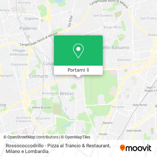 Mappa Rossococcodrillo - Pizza al Trancio & Restaurant