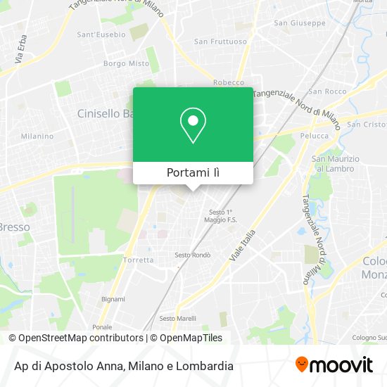 Mappa Ap di Apostolo Anna
