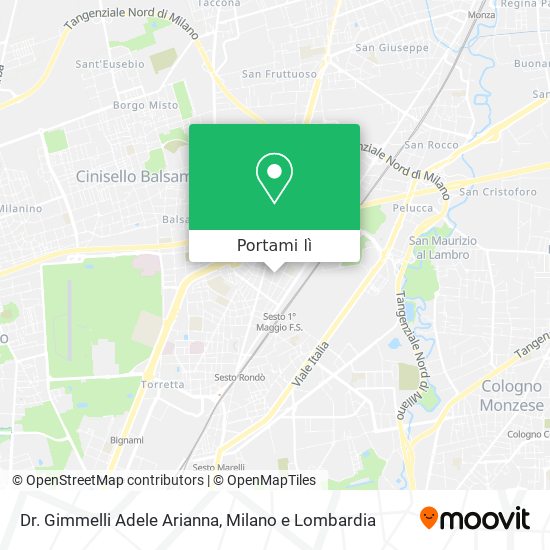 Mappa Dr. Gimmelli Adele Arianna