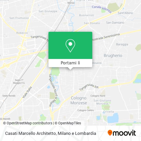 Mappa Casati Marcello Architetto