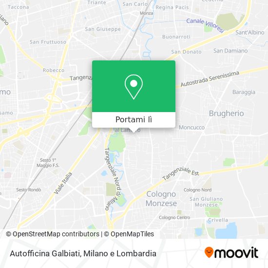 Mappa Autofficina Galbiati