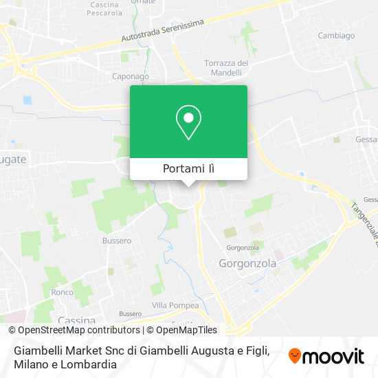 Mappa Giambelli Market Snc di Giambelli Augusta e Figli
