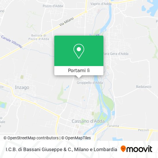 Mappa I.C.B. di Bassani Giuseppe & C.