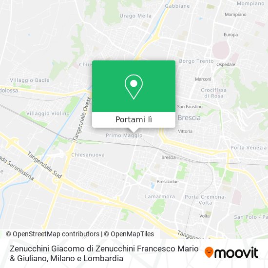 Mappa Zenucchini Giacomo di Zenucchini Francesco Mario & Giuliano