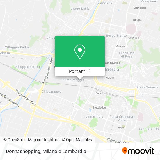 Mappa Donnashopping