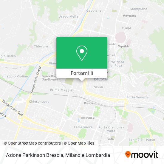 Mappa Azione Parkinson Brescia