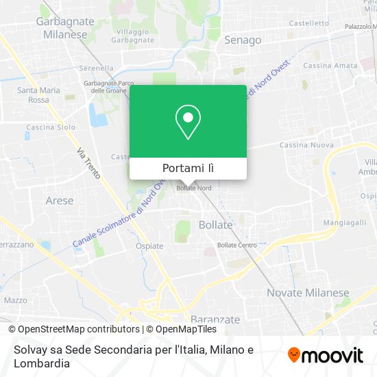 Mappa Solvay sa Sede Secondaria per l'Italia