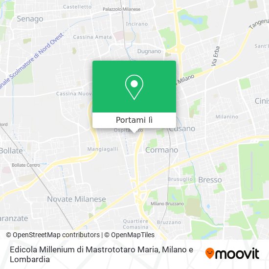 Mappa Edicola Millenium di Mastrototaro Maria