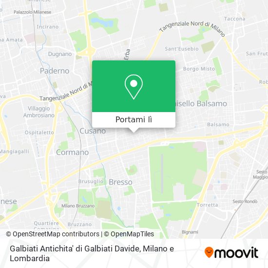Mappa Galbiati Antichita' di Galbiati Davide