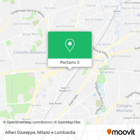 Mappa Alfieri Giuseppe