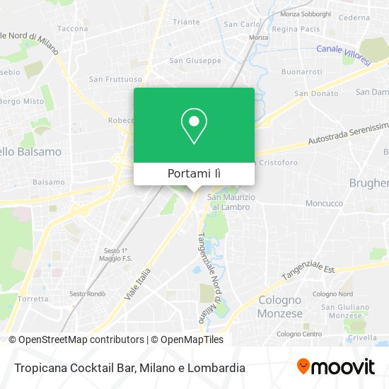 Mappa Tropicana Cocktail Bar
