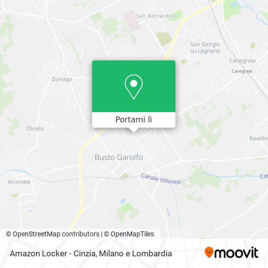 Mappa Amazon Locker - Cinzia