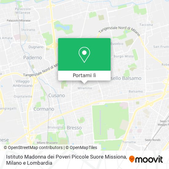 Mappa Istituto Madonna dei Poveri Piccole Suore Missiona