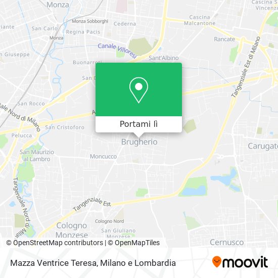 Mappa Mazza Ventrice Teresa