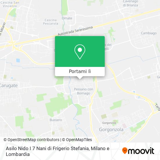 Mappa Asilo Nido I 7 Nani di Frigerio Stefania