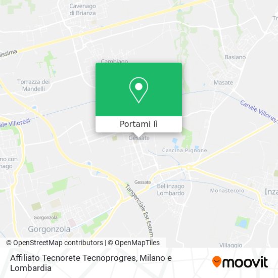 Mappa Affiliato Tecnorete Tecnoprogres