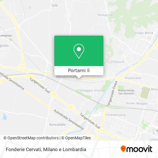Mappa Fonderie Cervati