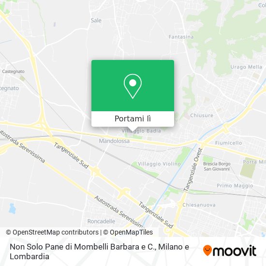 Mappa Non Solo Pane di Mombelli Barbara e C.