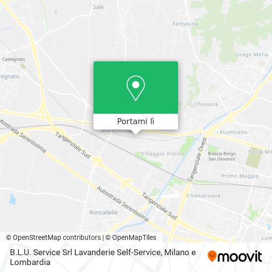 Mappa B.L.U. Service Srl Lavanderie Self-Service