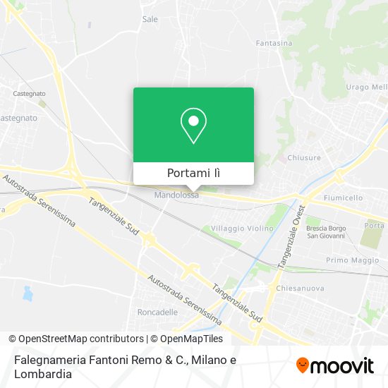 Mappa Falegnameria Fantoni Remo & C.