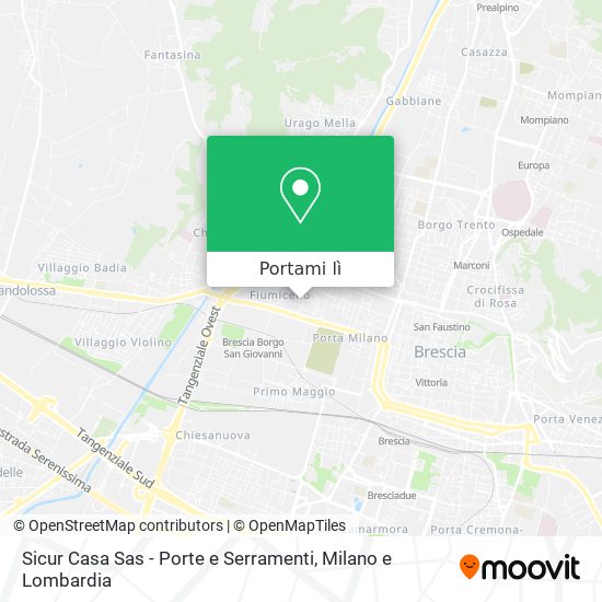 Mappa Sicur Casa Sas - Porte e Serramenti