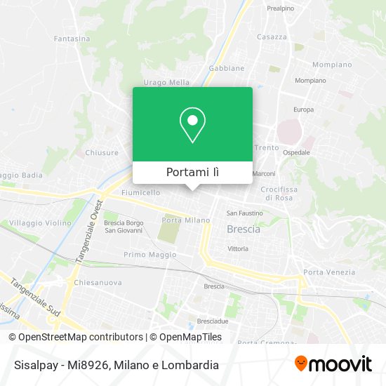 Mappa Sisalpay - Mi8926