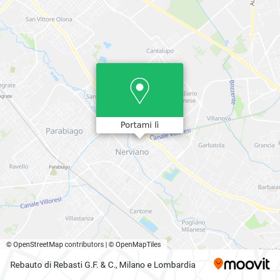 Mappa Rebauto di Rebasti G.F. & C.