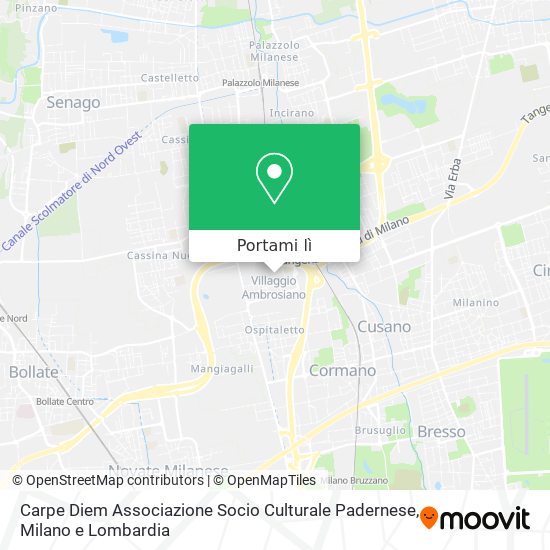 Mappa Carpe Diem Associazione Socio Culturale Padernese