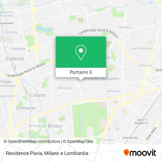 Mappa Residence Pavia