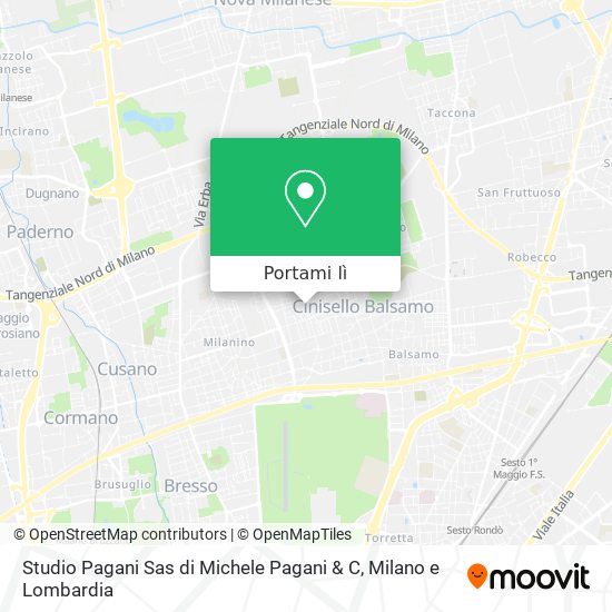 Mappa Studio Pagani Sas di Michele Pagani & C