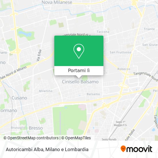 Mappa Autoricambi Alba